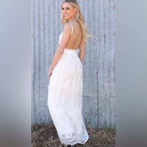 Garcia backless wedding gown